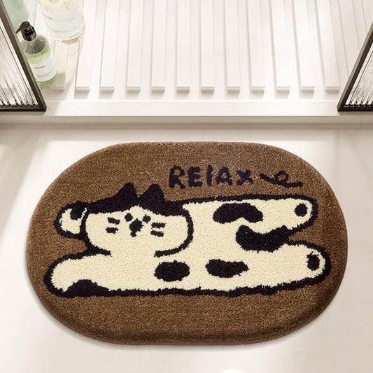 Cute Cat Absorbent Bathroom Mat