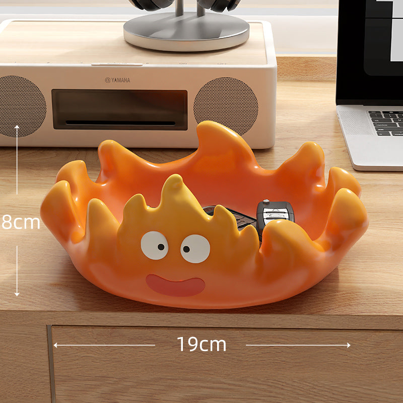 Cartoon Flame Storage Figurine