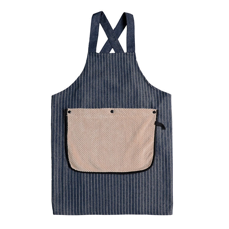 Modern Kitchen Apron with Built-in Hand Towel