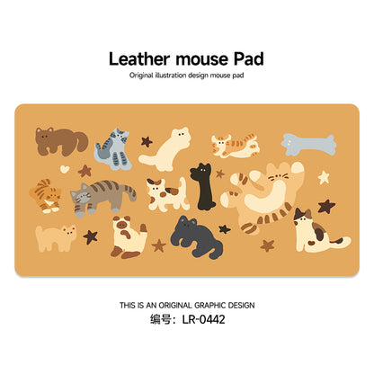 V-SION Park Cats Oversized Leather Pad