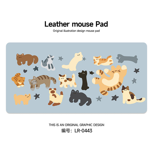 V-SION Park Cats Oversized Leather Pad