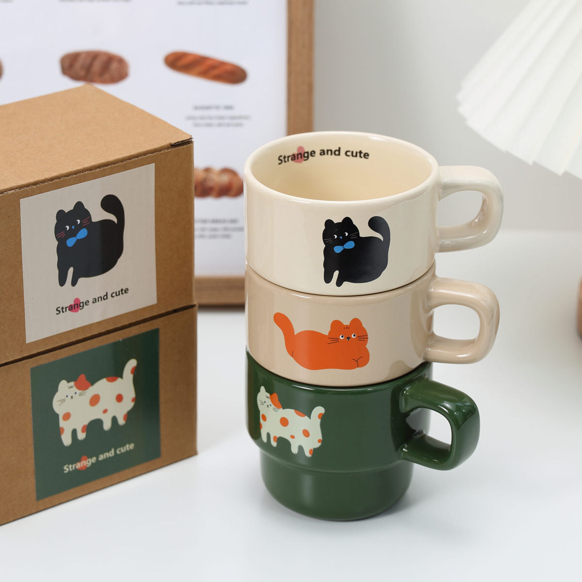 Japanese Cat Stack Cup