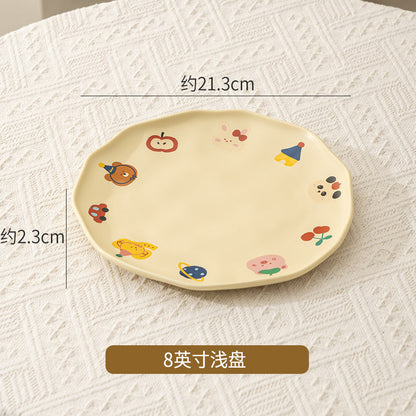 Animal Party Ceramic Dinnerware Set