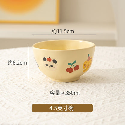 Animal Party Ceramic Dinnerware Set