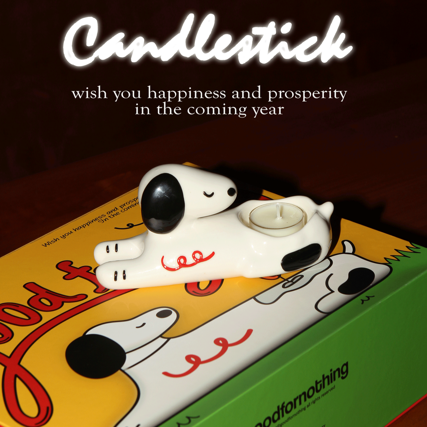 “Puppy Candle Holder” Gift Set