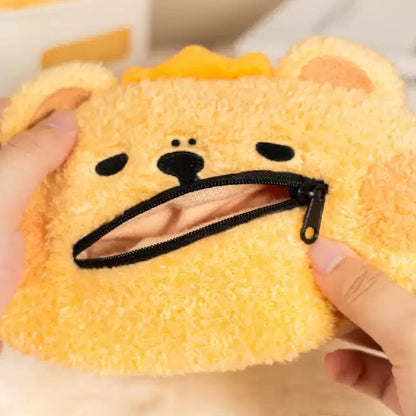 Fuzzy Bearbug Coin Pouch