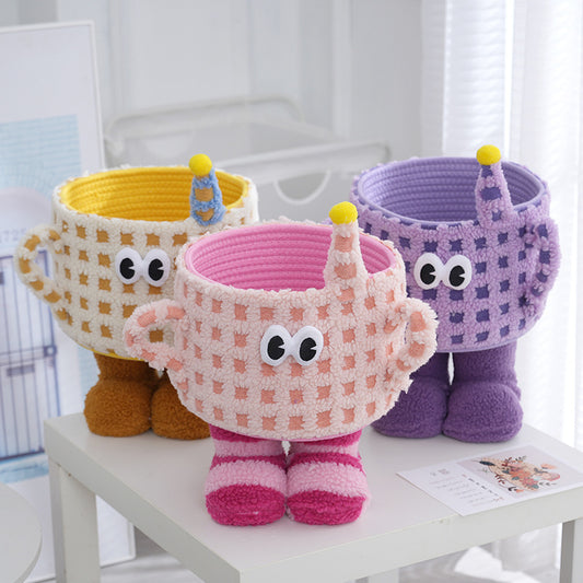 Cute Monster Hug Storage Bucket