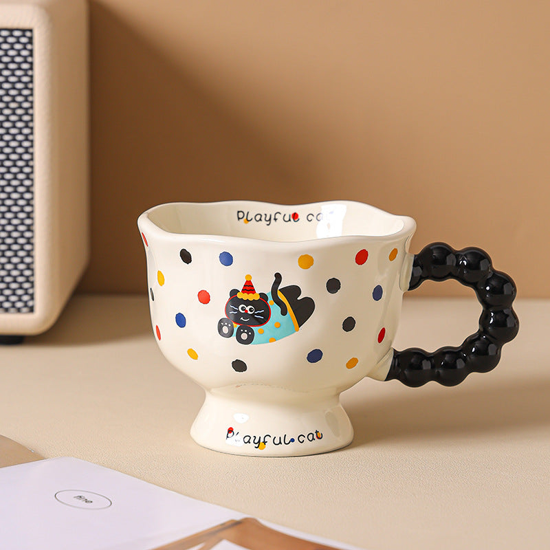Polka Dot Puppy & Kitty Mug – Gift Box