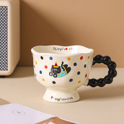 Polka Dot Puppy & Kitty Mug – Gift Box