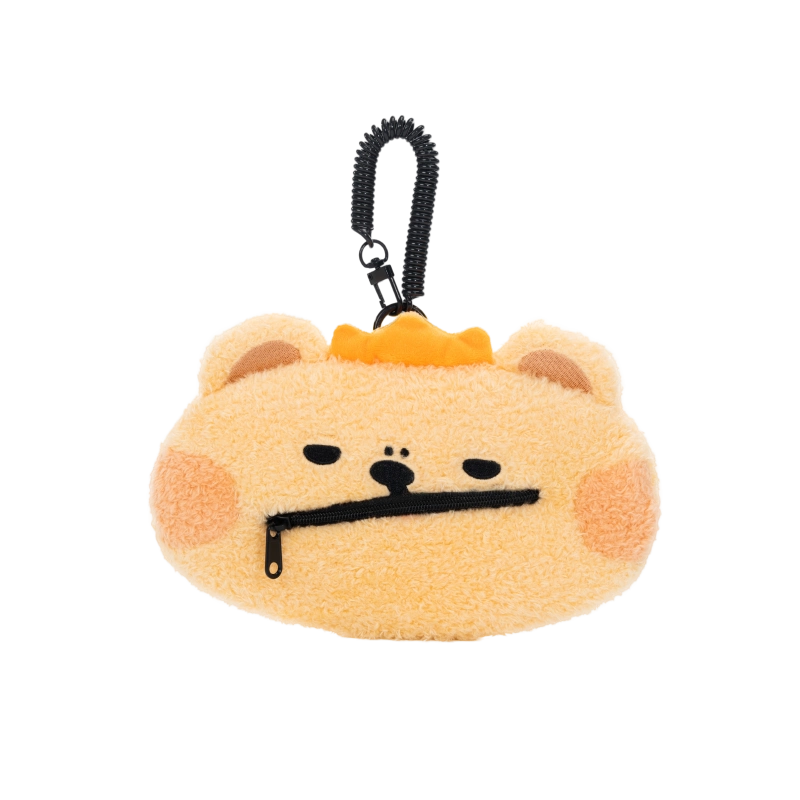 Fuzzy Bearbug Coin Pouch