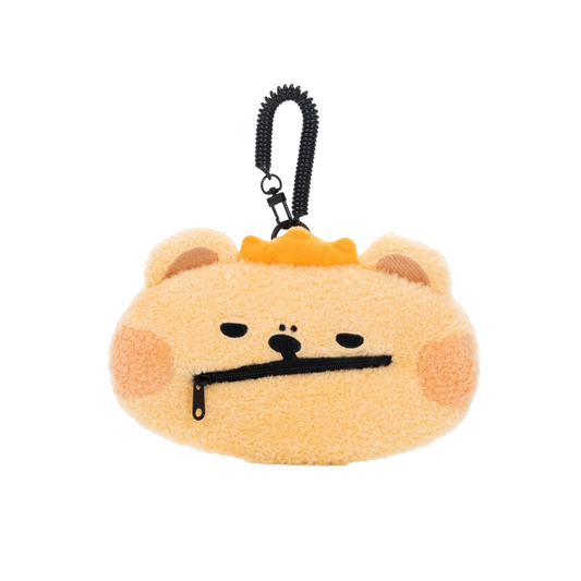 Fuzzy Bearbug Coin Pouch