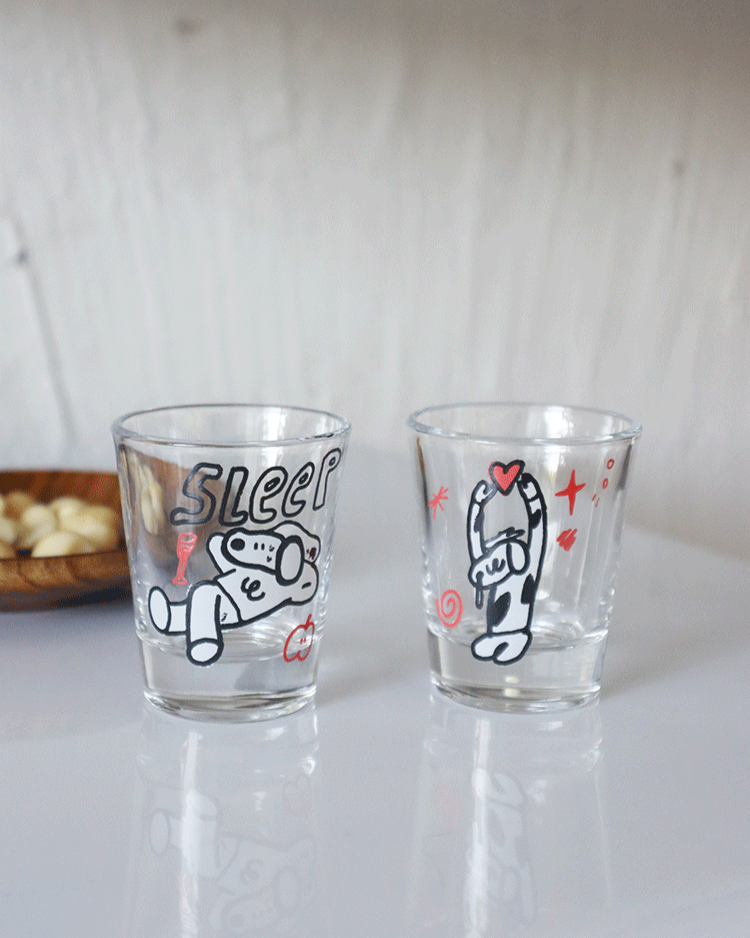 goodfornothing Dog Shot Glass Gift Set