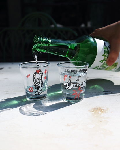 goodfornothing Dog Shot Glass Gift Set