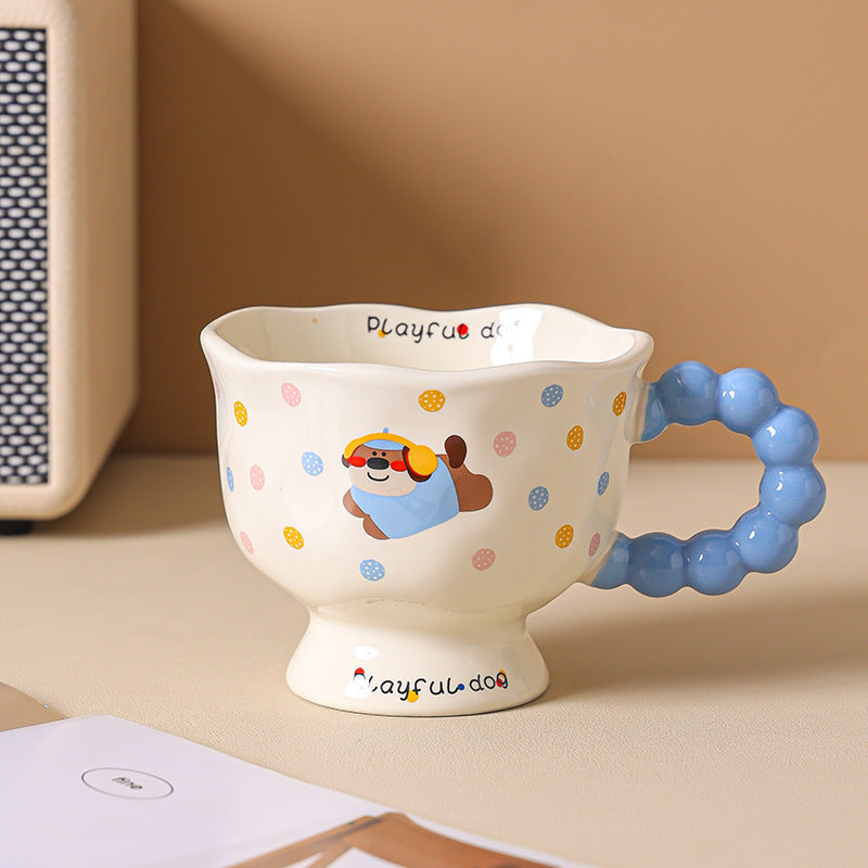 Polka Dot Puppy & Kitty Mug – Gift Box