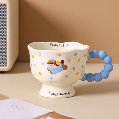 Polka Dot Puppy & Kitty Mug – Gift Box