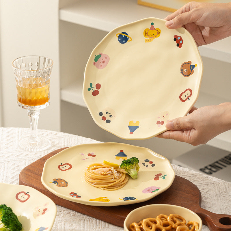 Animal Party Ceramic Dinnerware Set