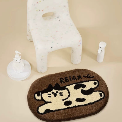 Cute Cat Absorbent Bathroom Mat