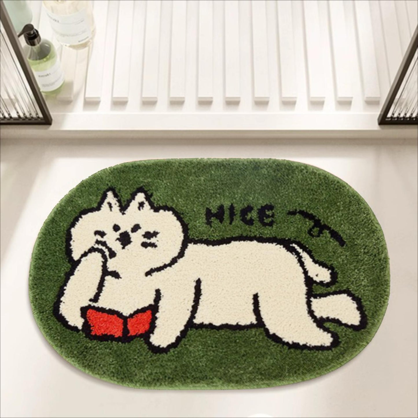 Cute Cat Absorbent Bathroom Mat