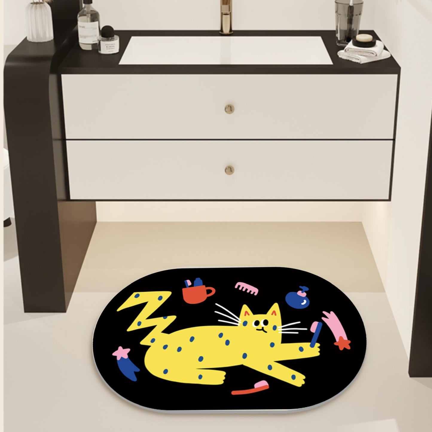 Bold Cat Diatomite Quick-Dry Mat