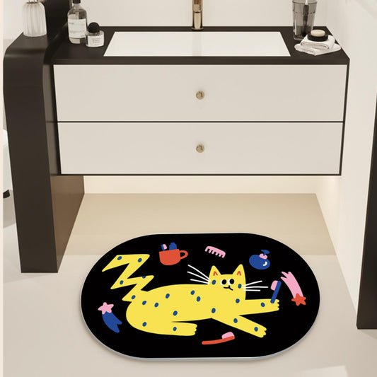 Bold Cat Diatomite Quick-Dry Mat